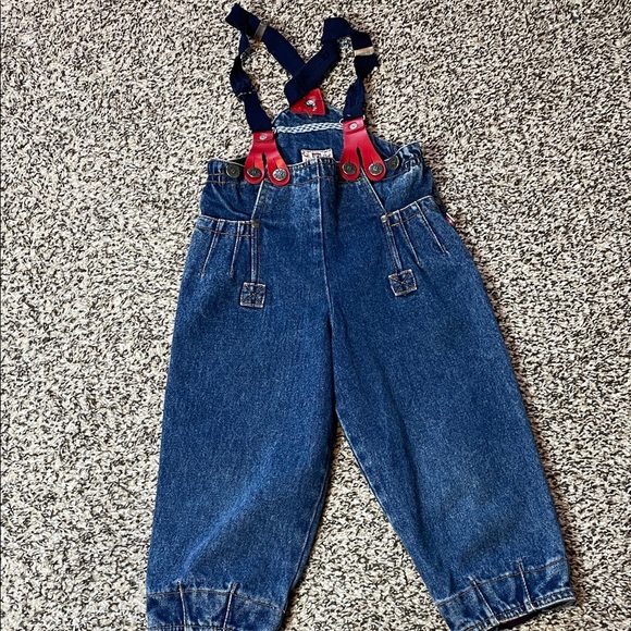 Vintage LEGO Kids Denim Overalls – Adjustable Straps, Size 5 - Picture 5 of 10